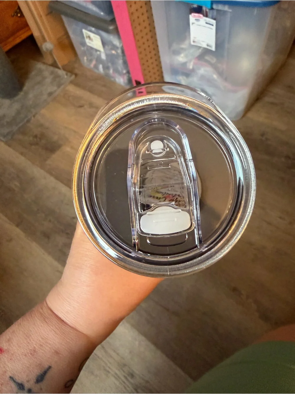 Inspirational Butterfly Glitter Tumbler - White & Glittery w/ Matte Finish